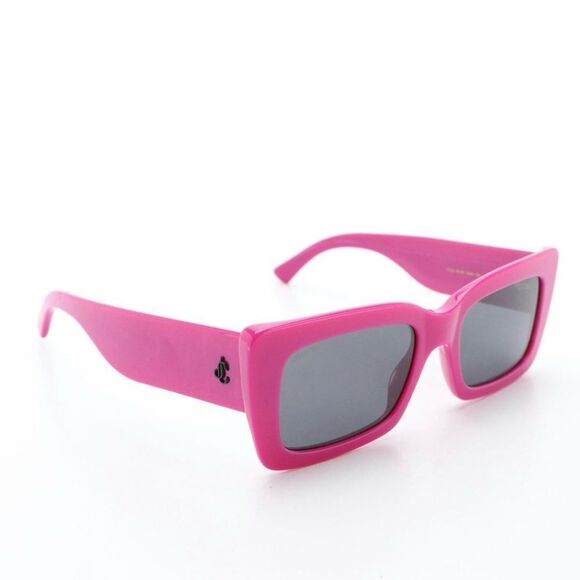 Jimmy Choo VITA Fuchsia Rectangular Sunglasses - Picture 1 of 5